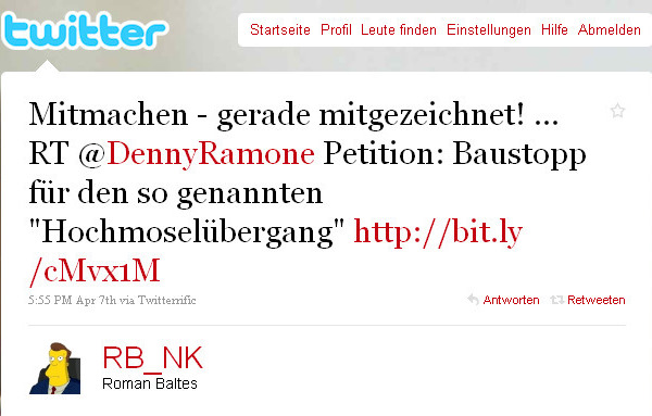 Twitter - Roman Baltes- Mitmachen - gerade mitgeze ...